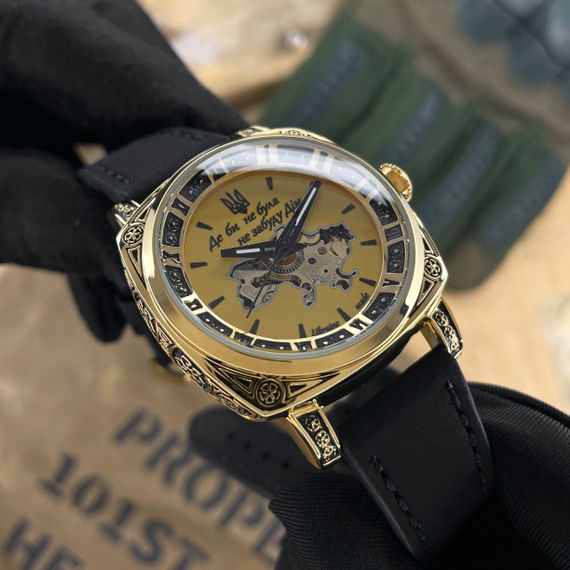 Жіночий годинник Awarder 021 Де би не була Gold-Gold-Black | Зображення 2