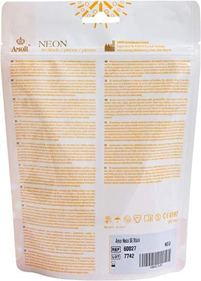 Презервативи - Amor Neon, 50 шт. sexstyle | Зображення 1