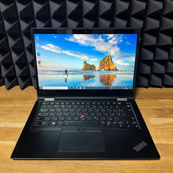 Ультрабук-трансформер Б-клас Lenovo ThinkPad X13 Yoga Gen1 / 13.3" (1920x1080) IPS Touch / Intel Core i5-10310U (4 (8) ядра по 1.7 - 4.4 GHz) / 16 GB DDR4 / 256 GB SSD / Intel UHD Graphics / WebCam / Win 10 б/в | Зображення 2