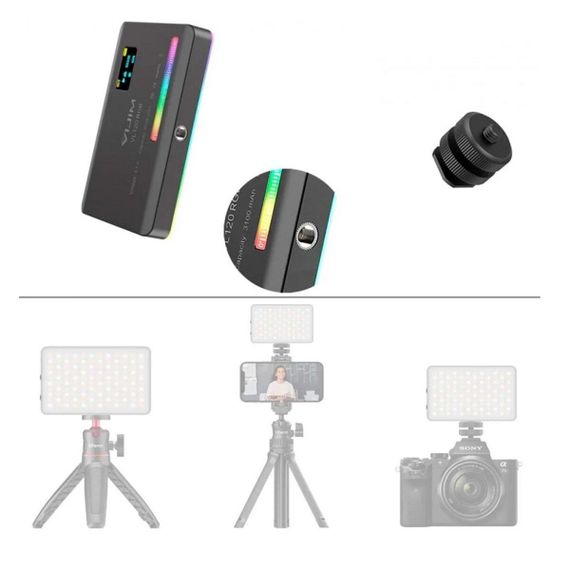 Відеосвітло Ulanzi Vijim VL120RGB light Black (UV-2346 VL120RGB) | Зображення 5