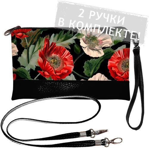 Клатч через плече 25x15 см (KL_GL_FFL003_BL)