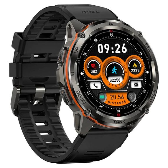 Смарт-годинник тактичний Kospet Tank T3 ULTRA Metal Black (KTT0003UMB) | Зображення 3