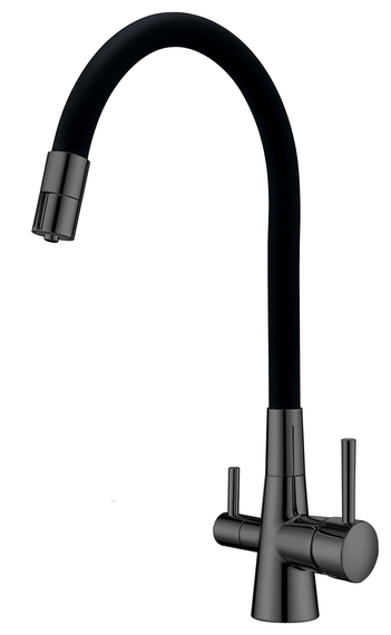 Кухонний змішувач Fabiano FKM 3126 SS Flex Nano Graphite 8231.401.1710
