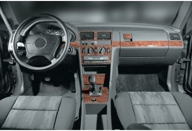 Накладки на панель карбон для Mercedes W201 (190) | Зображення 2