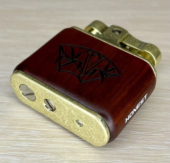 Бензиновая зажигалка Honest BCZ485 - Bamboo | Зображення 3