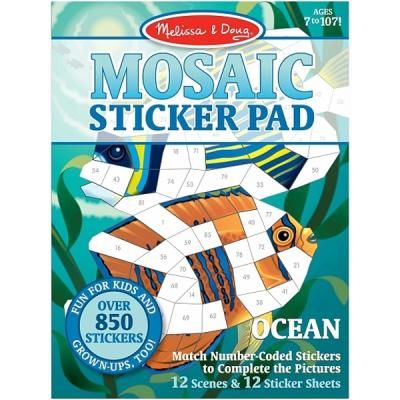 Набор для творчества Melissa&amp;Doug Мозаичные наклейки Океан (MD30161)