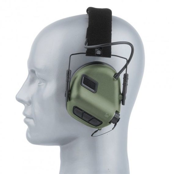 Тактичні активні навушники EARMOR M31 Gren+ кріплення чебурашки олива | Зображення 2