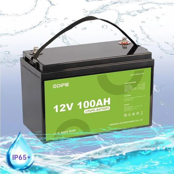 Акумуляторна батарея ODIPIE LiFePo4 12v 100Ah 1280Wh Акумулятор літієвий | Зображення 4