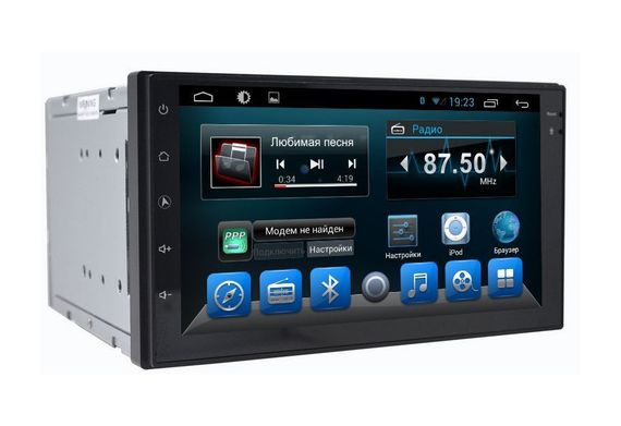 Автомагнітола Nissan універсальна. Kaier KR-7102 Android, без DVD, 4-х ядерний процесор