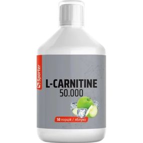 Карнитин Sporter L-carnitine 50000 500 мл, яблоко