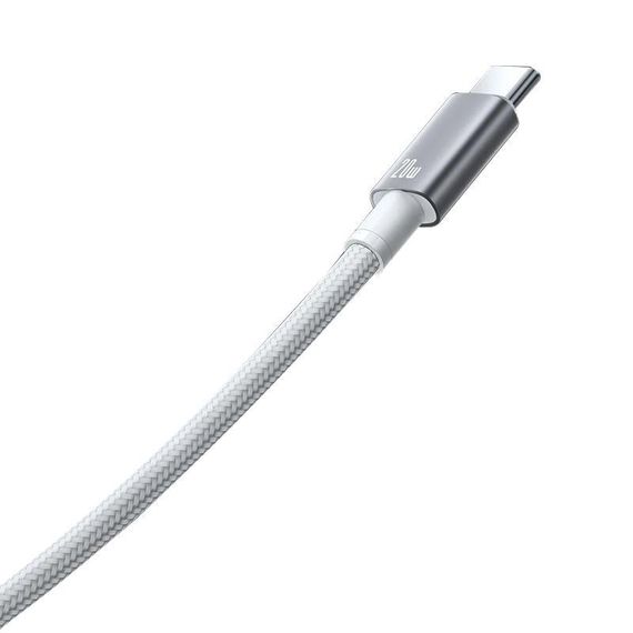 СЗУ Usams US-CC261 GaN JC Ser. 20W (2USB-C) + кабель Type-C to Type-C White | Зображення 2