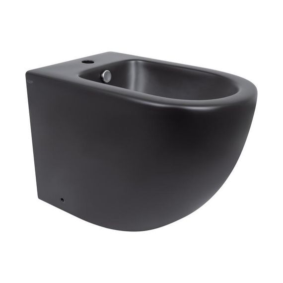 Биде напольное Qtap Robin 565x360x405 Matt black QT13442141CMB