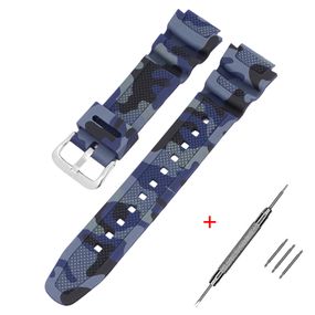 Ремешок для Годинник C2asio G-Shock AQ-S800/AE-1200 Camo Dark Blue SL