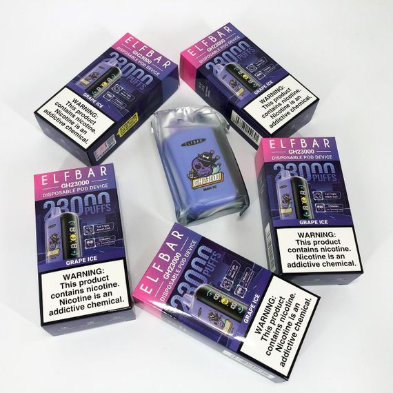 ELF BAR GH 23000 смак Виноград (Grape Ice) | Зображення 4