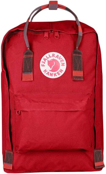 Рюкзак Fjallraven Kanken Laptop 15" Deep red/random blocked