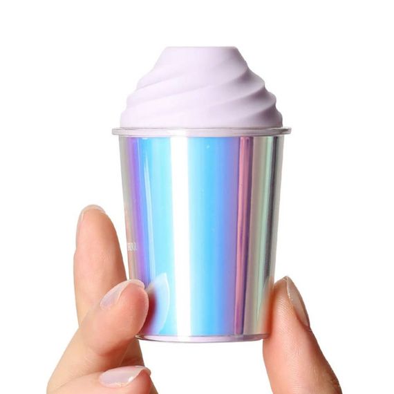 Вакуумний стимулятор в форме стаканчика для коктейля с трубочкой BeYourLover Joy Cup голубой sexstyle | Зображення 4