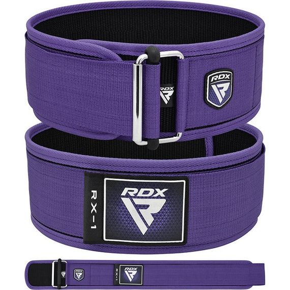 Пояс для важкої атлетики RDX RX1 Weight Lifting Belt Purple S | Зображення 1