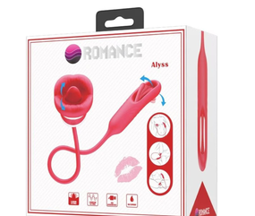 Гнучкий вібростимулятор із функцією лизання Pretty Love Romance - Alyss, MC62 sexstyle