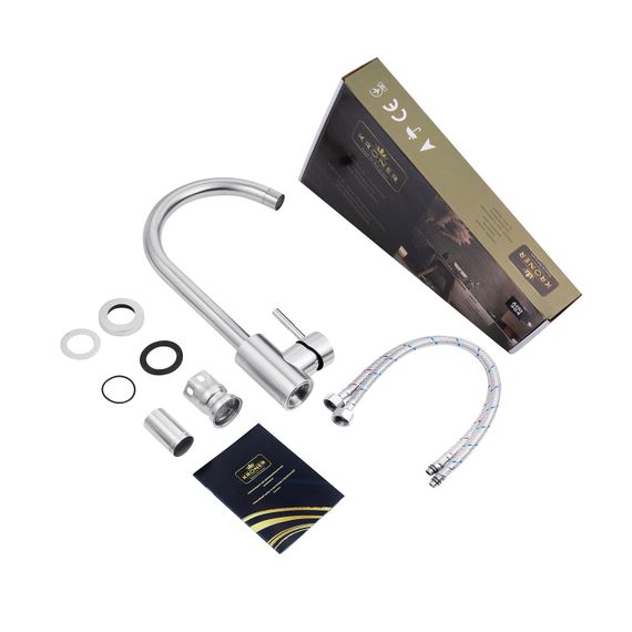 Змішувач для кухні Kroner KRM Edelstahl Klassisch - ESG035 (CV023000) | Зображення 2