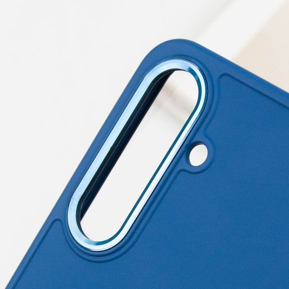 TPU чехол Bonbon Metal Style для Samsung Galaxy S24 Синий / Denim Blue | Зображення 5