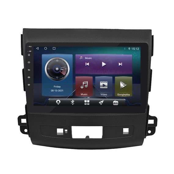 Штатная магнитола Lesko для Peugeot 4007 2007-2012 экран 9" 4/32Gb/ 4G/ Wi-Fi/ CarPlay Premium GPS Android | Зображення 1