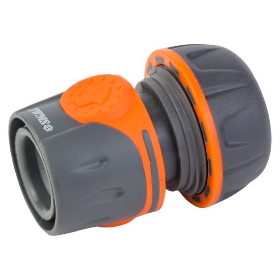 Конектор 1/2" Flora швидкознімний для шланга 3/4" (ABS+TPR) (5015544) | Зображення 1