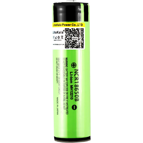 Акумулятор LiitoKala 18650 3400mAh Li-ion 1шт (Lii-34B-PCB)