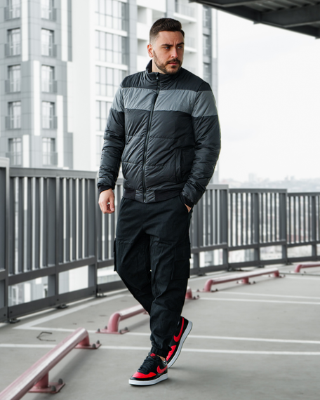 Куртка Ліон чорно-антрацит S M | Зображення 3