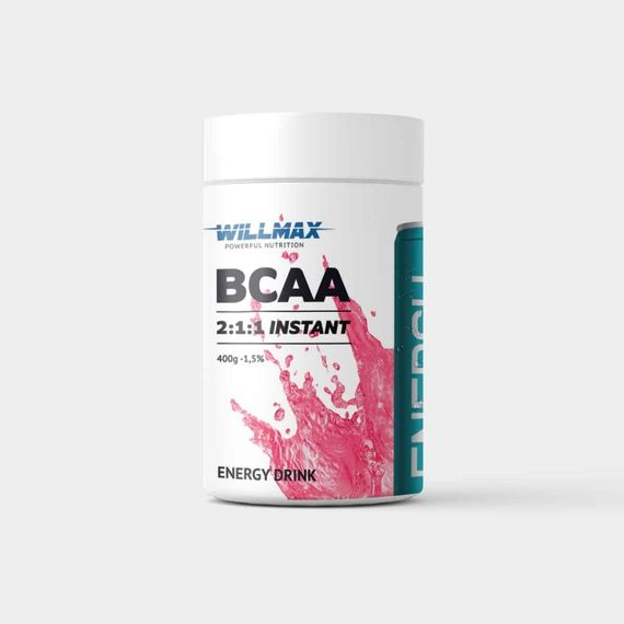 Амінокислоти BCAA WILLMAX 2:1:1 Instant 400 г