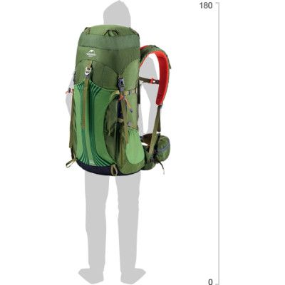 Рюкзак туристический Naturehike NH16Y020-Q 55л зелений (6927595787908) | Зображення 1