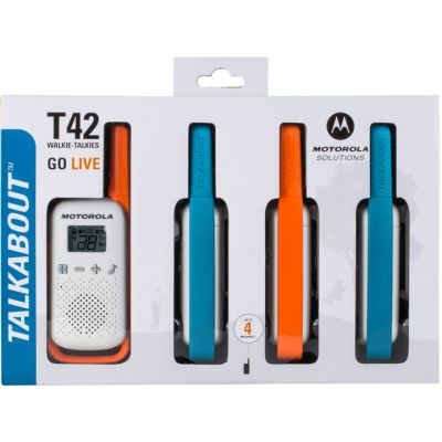 Портативная рация Motorola TALKABOUT T42 Quad Pack (B4P00811MDKMAQ) | Зображення 2