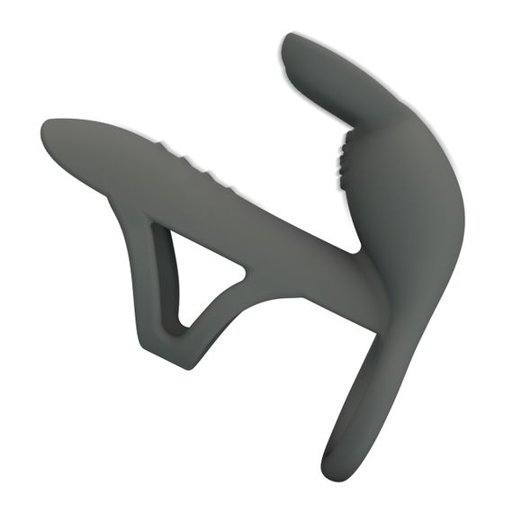 Насадка с вибрацией Pretty Love - MASTER RING GRAY, BI-210326-1 sexstyle | Зображення 2