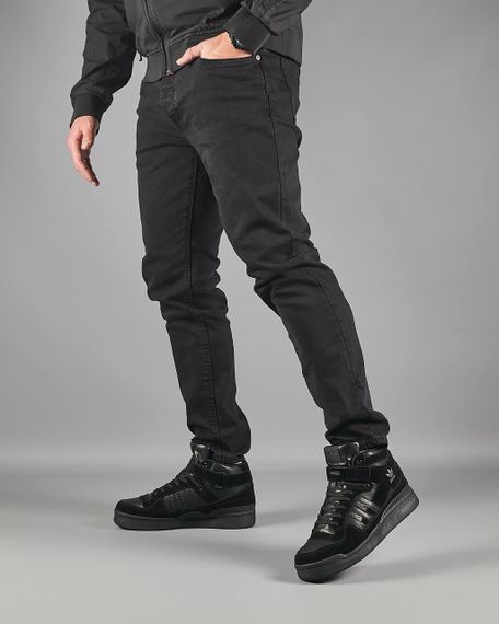 Зимові чоловічі кросівки Forum 84 High Black Suede Fur , В'єтнам 44 28-28.5см