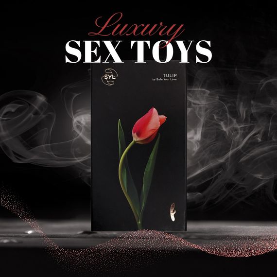 Вібратор-кролик SYL TULIP – подвійне задоволення з ефектом підігріву, колір FOG | Зображення 1