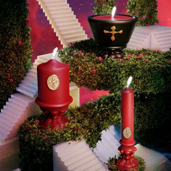 Низькотемпературна воскова свічка UPKO DREAMING of GARDEN, чорна Sex Aura | Зображення 3