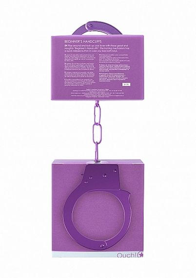Наручники фіолетові Beginner"s | Зображення 7