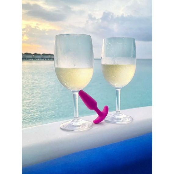 Анальна пробка з вібрацією XS Gplug Gvibe, рожева, 7 х 2 см sexstyle | Зображення 3