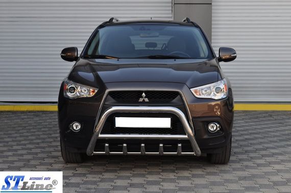 Кенгурятник WT003 (нерж.) для Mitsubishi ASX 2010-2023 гг | Зображення 1