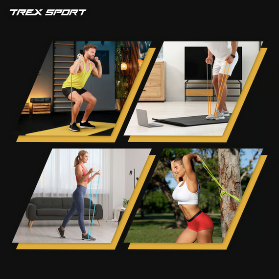 Набор резинок для фитнеса Trex Sport TX-004PB Power Band 4в1 2-41кг | Зображення 5