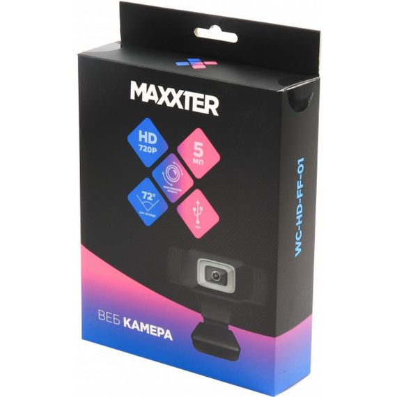 Веб-камера Maxxter HD 1280x720 (WC-HD-FF-01) | Зображення 3