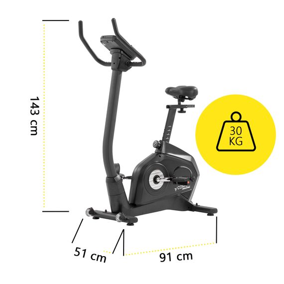 Велотренажер електромагнітний Cornix Amber Black | Зображення 6