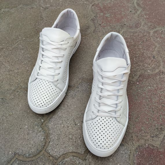 Чоловічі кеди з перфорацією 46 47 48 49 розмір. Білі кеди великого розміру!