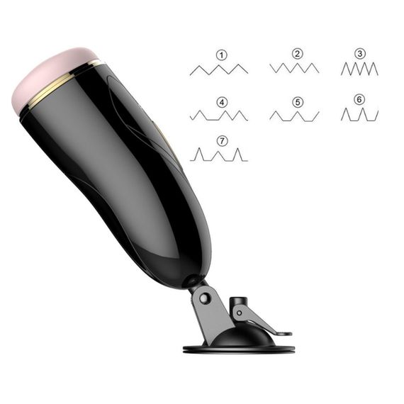 Мастурбатор вагіна Vibrating Masturbation Cup USB 7 + Interactive Function / Talk Mode Sex Aura | Зображення 8
