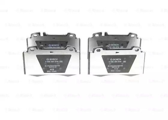 Колодки гальмівні дискові MB M-CLASS (W163), S-CLASS (W220) передн.  BOSCH (0986494576)