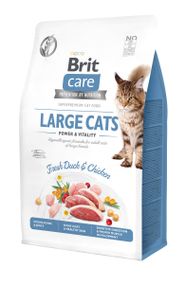 Корм Brit Care Cat Grain Free Large Cats Power & Vitality сухой с уткой и курицей для котов больших пород 0.4 кг
