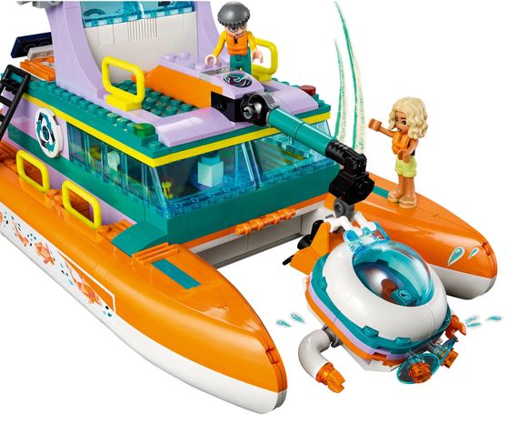 Конструктор LEGO Friends Човен морської рятувальної бригади (41734) | Зображення 6