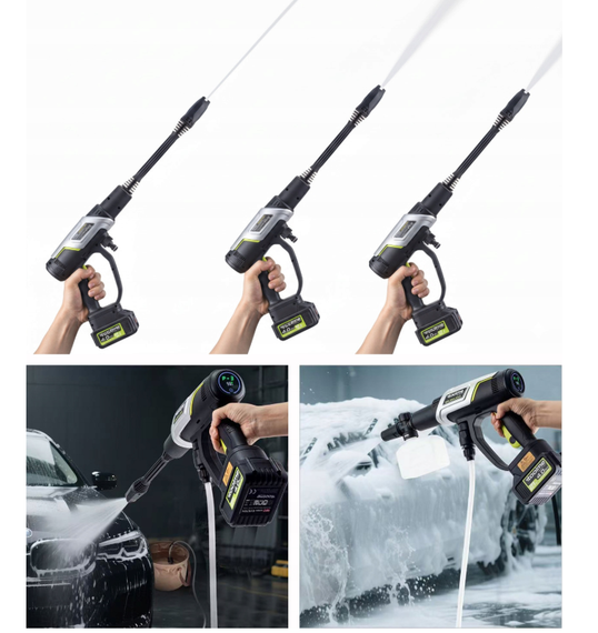 Акумуляторна мийка високого тиску Toolme TM280 мобільна мийка для авто портативна мийка з піногенератором | Зображення 3