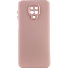 Чохол TPU GETMAN Liquid Silk Full Camera для Xiaomi Redmi Note 9s / Note 9 Pro / Note 9 Pro Max Рожевий / Pink Sand