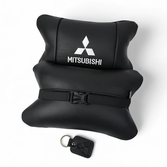Автоподушки з логотипом Mitsubishi, Дорожні подушки, Подушки для шиї на підголівник FV-67 | Зображення 3