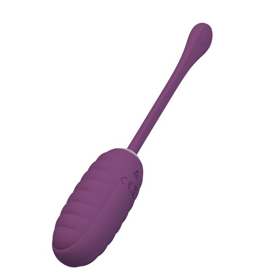 Віброяйце з керуванням із програми PRETTY LOVE фіолетовий, 19.7 х 3.5 см Sex Aura | Зображення 3